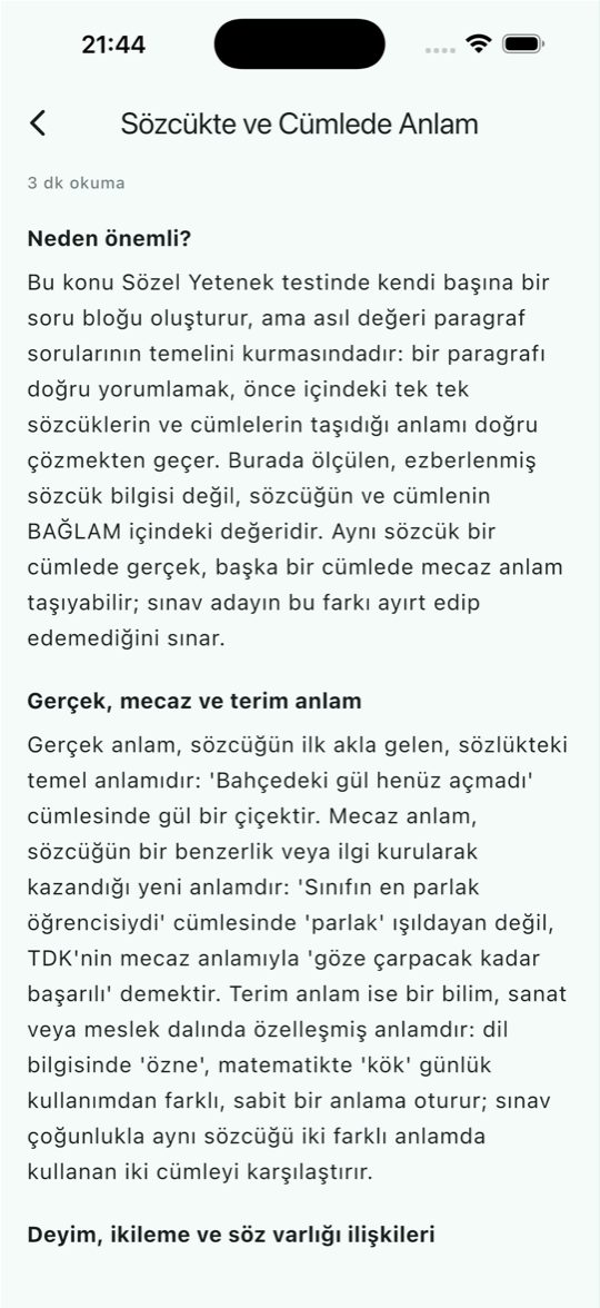 AGS konu anlatımı ekranı